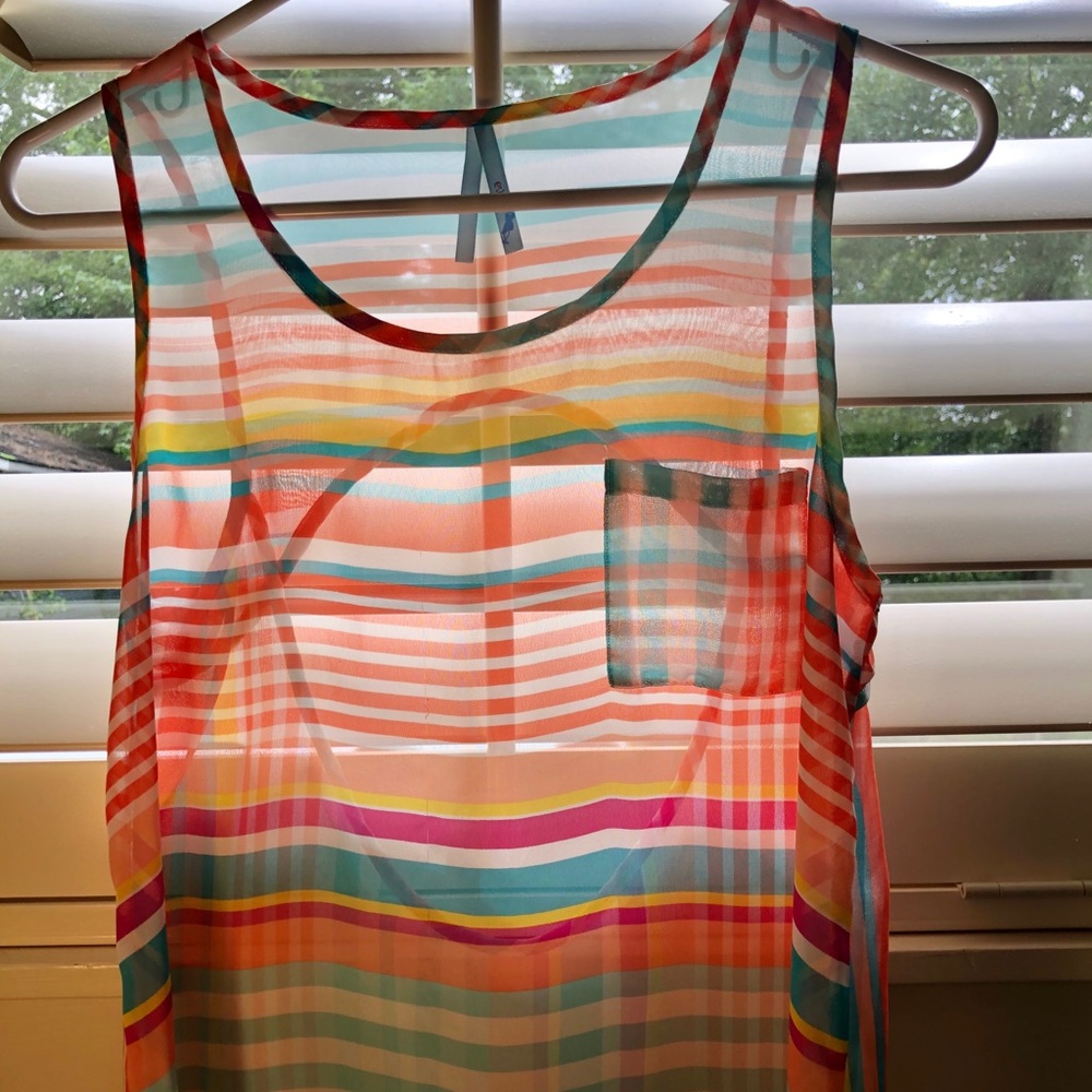 Flowy striped top